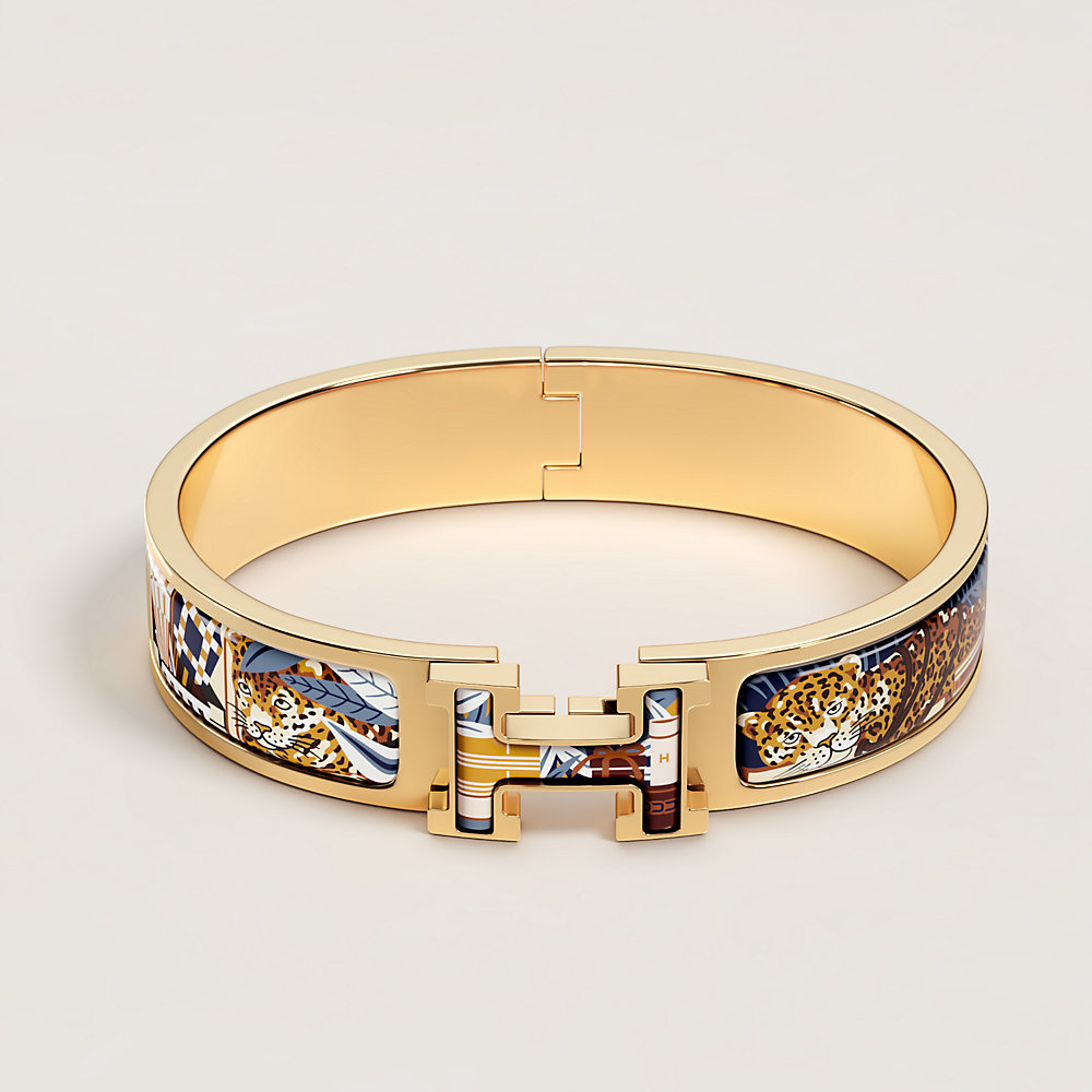 Clic H Les Douze Leopards bracelet | Hermès USA